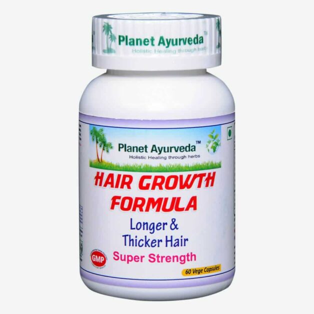 Hair Growth Formula capsules voor langer, dikker en sterker haar. Tegen haaruitval en vroegtijdige vergrijzing.
