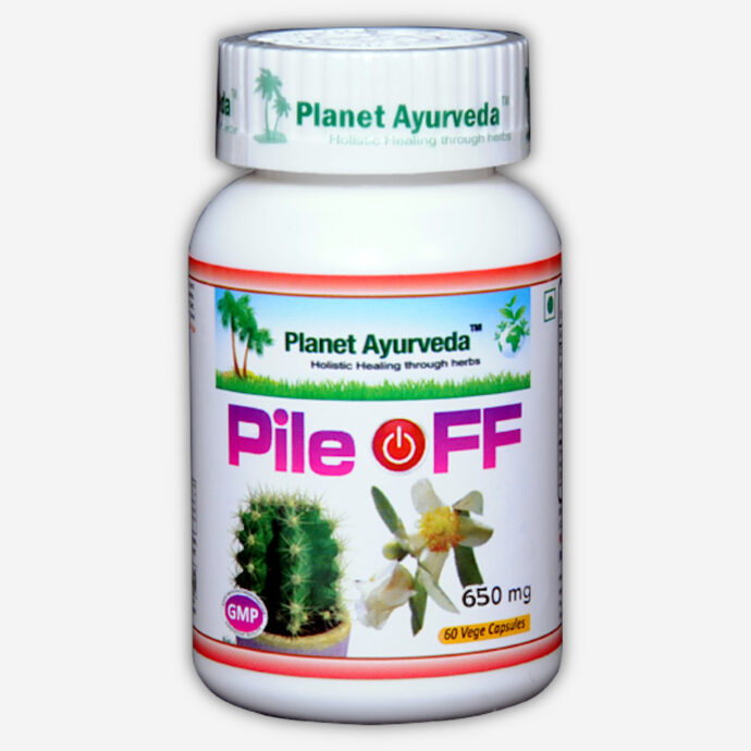 Planet Ayurveda Pile OFF capsules tegen aambeien en spataderen