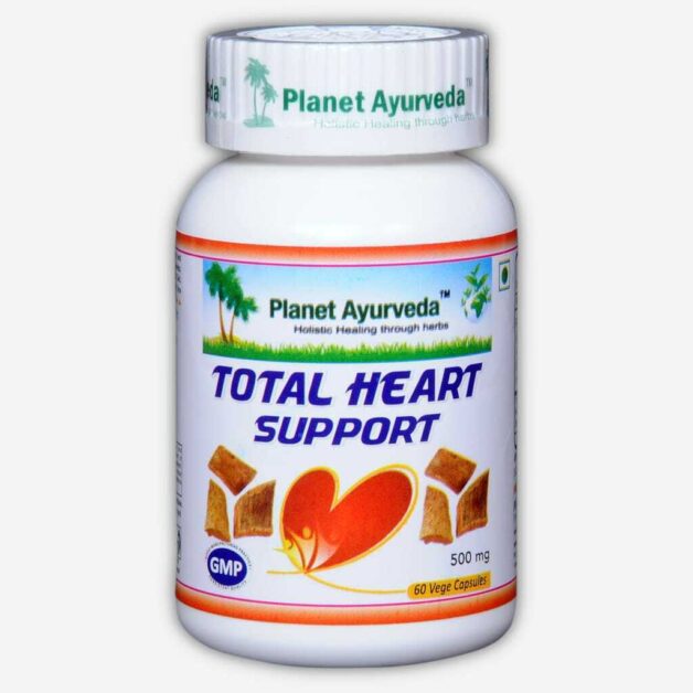 Planet Ayurveda Total Heart Support capsules - Ayurvedisch mengsel van effectieve kruiden ter ondersteuning van het hart en het gehele cardiovasculaire systeem
